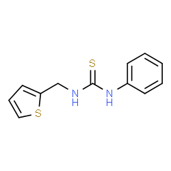 ChemSpider 2D Image | 1-Phenyl-3-(2-thienylmethyl)thiourea | C12H12N2S2