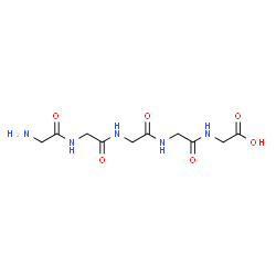 ChemSpider 2D Image | Pentaglycine | C10H17N5O6