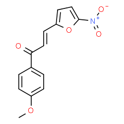 ChemSpider 2D Image | 4'-Methoxy-3-(5-nitro-2-furyl)acrylophenone | C14H11NO5