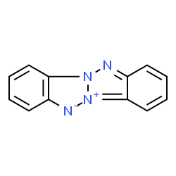 ChemSpider 2D Image | Benzotriazolo[2,1-a]benzotriazol-5-ium-6-ide | C12H8N4