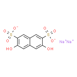 ChemSpider 2D Image | Disodium 3,6-dihydroxy-2,7-naphthalenedisulfonate | C10H6Na2O8S2