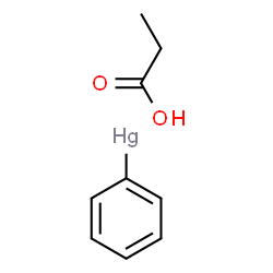 ChemSpider 2D Image | phenylmercury; propionic acid | C9H11HgO2