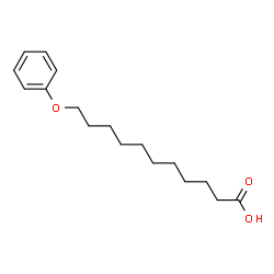 ChemSpider 2D Image | 11-Phenoxyundecanoic acid | C17H26O3