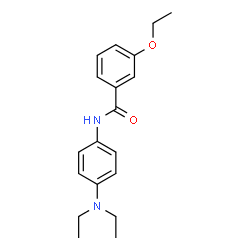 ChemSpider 2D Image | N-[4-(Diethylamino)phenyl]-3-ethoxybenzamide | C19H24N2O2