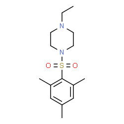 ChemSpider 2D Image | 1-Ethyl-4-(mesitylsulfonyl)piperazine | C15H24N2O2S