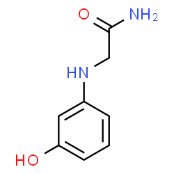 ChemSpider 2D Image | N~2~-(3-Hydroxyphenyl)glycinamide | C8H10N2O2