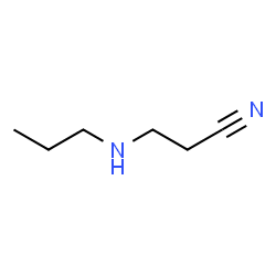 ChemSpider 2D Image | 3-(Propylamino)propanenitrile | C6H12N2