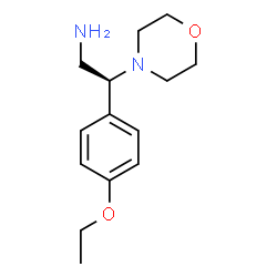 ChemSpider 2D Image | (2S)-2-(4-Ethoxyphenyl)-2-(4-morpholinyl)ethanamine | C14H22N2O2