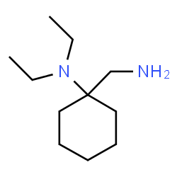 ChemSpider 2D Image | 1-(Diethylamino)cyclohexanemethanamine | C11H24N2