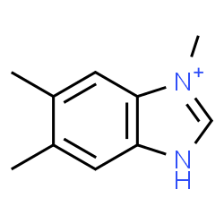 ChemSpider 2D Image | 3,5,6-Trimethyl-1H-benzimidazol-3-ium | C10H13N2