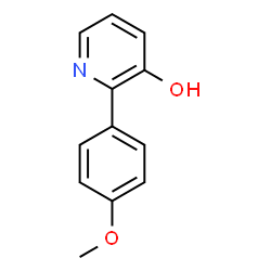 ChemSpider 2D Image | 2-(4-Methoxyphenyl)-3-pyridinol | C12H11NO2