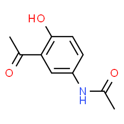 ChemSpider 2D Image | N-(3-Acetyl-4-hydroxyphenyl)acetamide | C10H11NO3