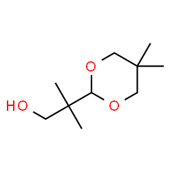 ChemSpider 2D Image | Î²,Î²,5,5-Tetramethyl-1,3-dioxane-2-ethanol | C10H20O3