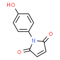 ChemSpider 2D Image | N-(4-Hydroxyphenyl)maleimide | C10H7NO3