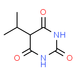 ChemSpider 2D Image | 5-ISOPROPYLBARBITURIC ACID | C7H10N2O3