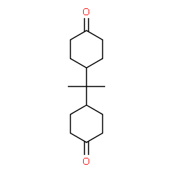 ChemSpider 2D Image | 4,4'-Propane-2,2-diyldicyclohexanone | C15H24O2