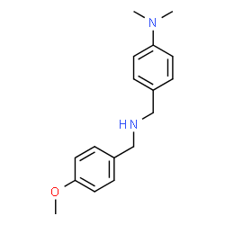 ChemSpider 2D Image | 4-{[(4-Methoxybenzyl)amino]methyl}-N,N-dimethylaniline | C17H22N2O