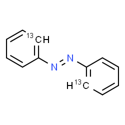 ChemSpider 2D Image | (E)-Bis[(2-~13~C)phenyl]diazene | C1013C2H10N2