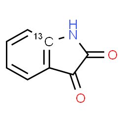 ChemSpider 2D Image | (7a-~13~C)-1H-Indole-2,3-dione | C713CH5NO2