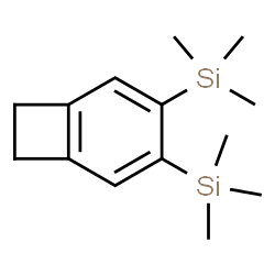 ChemSpider 2D Image | Bicyclo[4.2.0]octa-1,3,5-triene-3,4-diylbis(trimethylsilane) | C14H24Si2