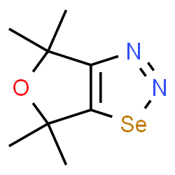 ChemSpider 2D Image | 4,4,6,6-Tetramethyl-4,6-dihydrofuro[3,4-d][1,2,3]selenadiazole | C8H12N2OSe