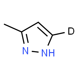 ChemSpider 2D Image | 3-Methyl(5-~2~H)-1H-pyrazole | C4H5DN2