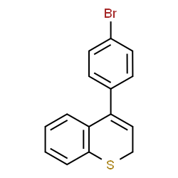 ChemSpider 2D Image | 4-(4-Bromophenyl)-2H-thiochromene | C15H11BrS