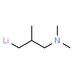 ChemSpider 2D Image | [3-(Dimethylamino)-2-methylpropyl]lithium | C6H14LiN