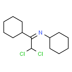 ChemSpider 2D Image | (1Z)-2,2-Dichloro-N,1-dicyclohexylethanimine | C14H23Cl2N