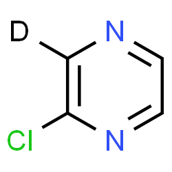 ChemSpider 2D Image | 2-Chloro(3-~2~H)pyrazine | C4H2DClN2