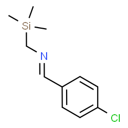 ChemSpider 2D Image | (E)-1-(4-Chlorophenyl)-N-[(trimethylsilyl)methyl]methanimine | C11H16ClNSi