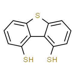 ChemSpider 2D Image | Dibenzo[b,d]thiophene-1,9-dithiol | C12H8S3