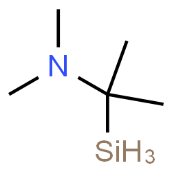 ChemSpider 2D Image | N,N-Dimethyl-2-silyl-2-propanamine | C5H15NSi