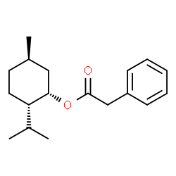 ChemSpider 2D Image | (1S,2S,5R)-2-Isopropyl-5-methylcyclohexyl phenylacetate | C18H26O2