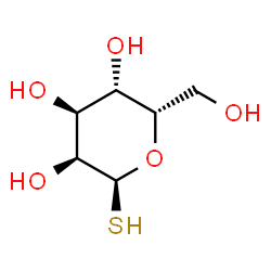 ChemSpider 2D Image | 1-Thio-alpha-L-gulopyranose | C6H12O5S