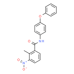 ChemSpider 2D Image | 2-Methyl-3-nitro-N-(4-phenoxyphenyl)benzamide | C20H16N2O4