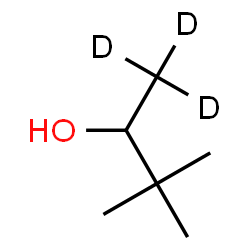 ChemSpider 2D Image | 3,3-Dimethyl-2-(1,1,1-~2~H_3_)butanol | C6H11D3O
