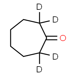 ChemSpider 2D Image | (2,2,7,7-~2~H_4_)Cycloheptanone | C7H8D4O