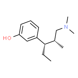 ChemSpider 2D Image | 3-[(2R,3S)-1-(Dimethylamino)-2-methyl-3-pentanyl]phenol | C14H23NO