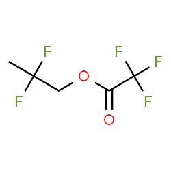 ChemSpider 2D Image | 2,2-Difluoropropyl trifluoroacetate | C5H5F5O2
