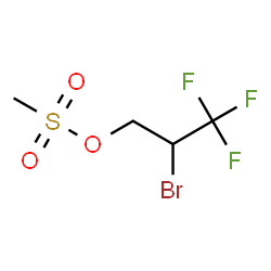 ChemSpider 2D Image | 2-Bromo-3,3,3-trifluoropropyl methanesulfonate | C4H6BrF3O3S