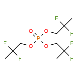 ChemSpider 2D Image | Tris(2,2-difluoropropyl) phosphate | C9H15F6O4P