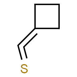 ChemSpider 2D Image | Cyclobutylidenemethanethione | C5H6S