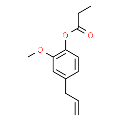 ChemSpider 2D Image | Eugenol propionate | C13H16O3
