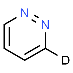 ChemSpider 2D Image | (3-~2~H)Pyridazine | C4H3DN2