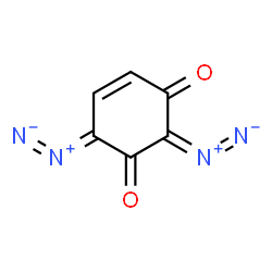 ChemSpider 2D Image | 2,6-Bis(diazo)-4-cyclohexene-1,3-dione | C6H2N4O2