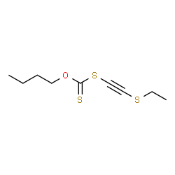 ChemSpider 2D Image | O-Butyl S-[(ethylsulfanyl)ethynyl] carbonodithioate | C9H14OS3