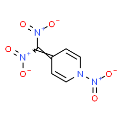 ChemSpider 2D Image | 4-(Dinitromethylene)-1-nitro-1,4-dihydropyridine | C6H4N4O6