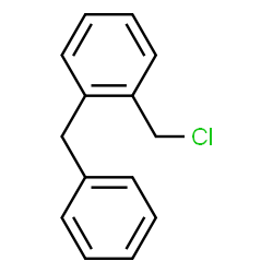 ChemSpider 2D Image | 1-Benzyl-2-(chloromethyl)benzene | C14H13Cl