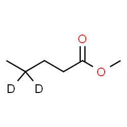 ChemSpider 2D Image | Methyl (4,4-~2~H_2_)pentanoate | C6H10D2O2